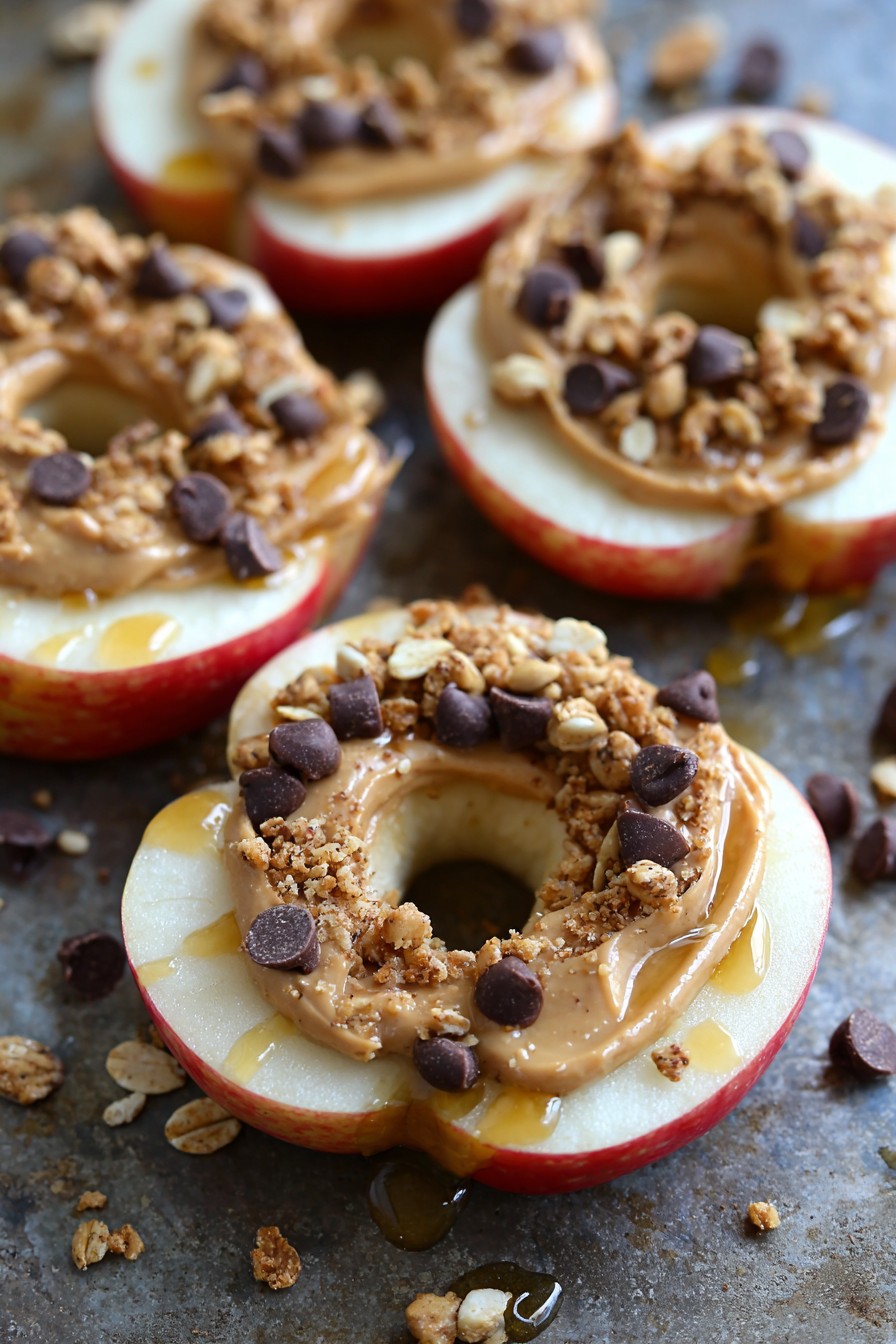 Peanut Butter Apple Rings