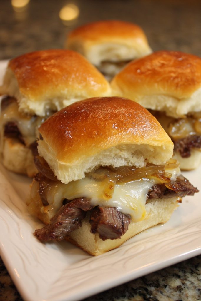 Philly Cheesesteak Sliders: The Ultimate Party Bite