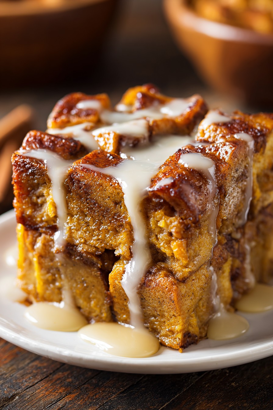 Pumpkin Bread Pudding