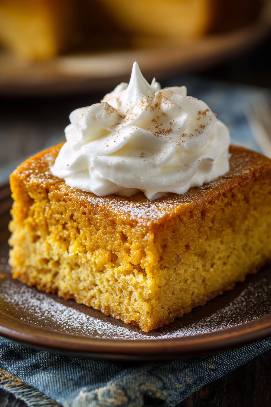 Pumpkin Custard Cake
