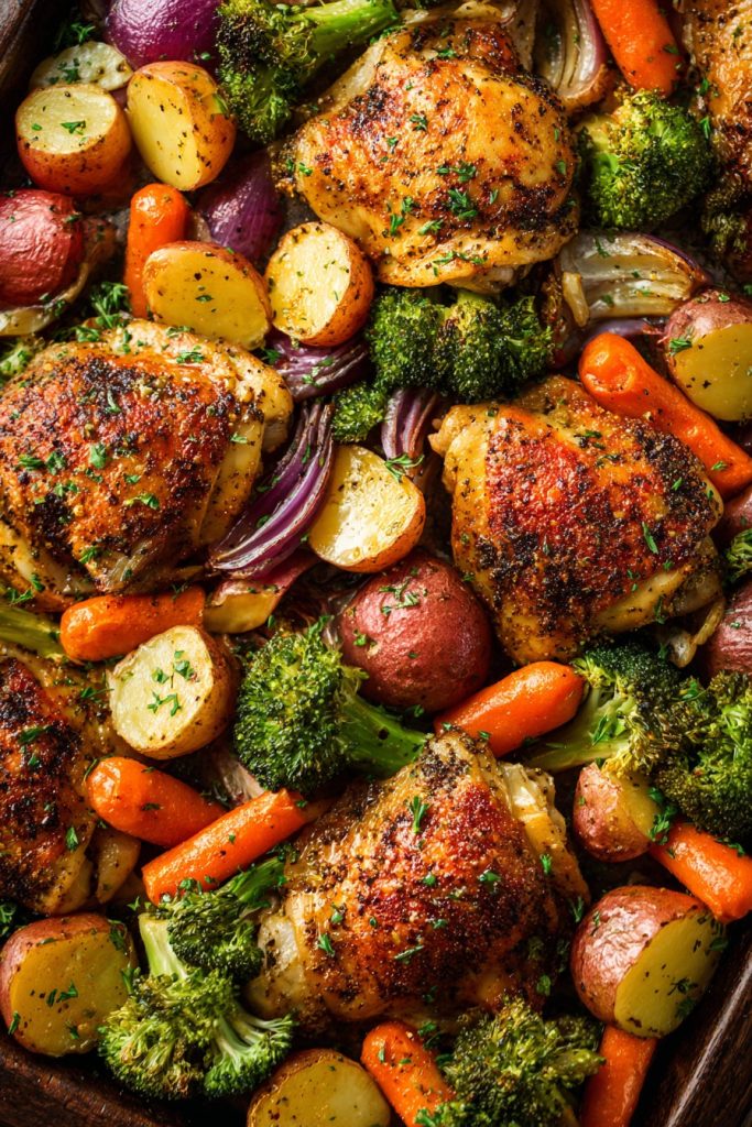 Quick Roasted Chicken & Veggies: A One-Pan Wonder