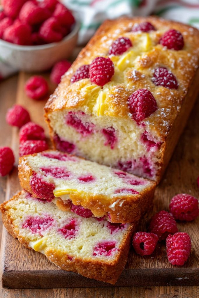 Raspberry Lemon Loaf Cake: A Zesty Summer Delight