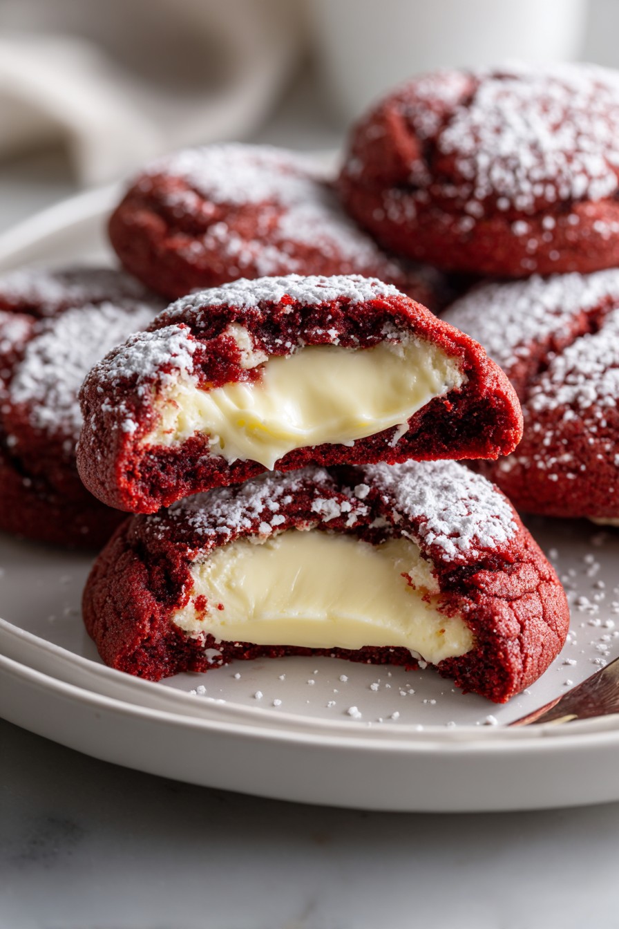 Red Velvet Cheesecake Cookie