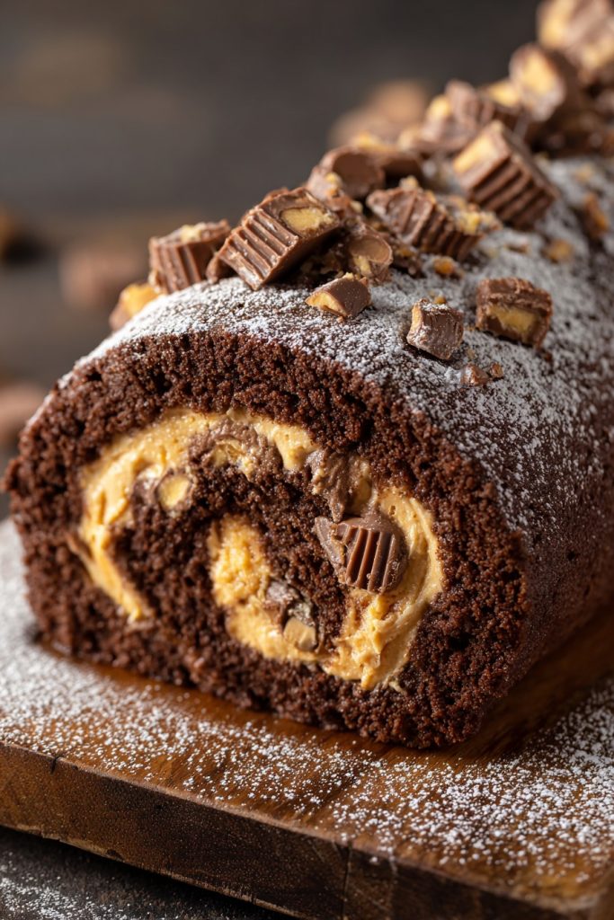 Reese’s Peanut Butter Cup Roll Cake: A Decadent Dessert Dream