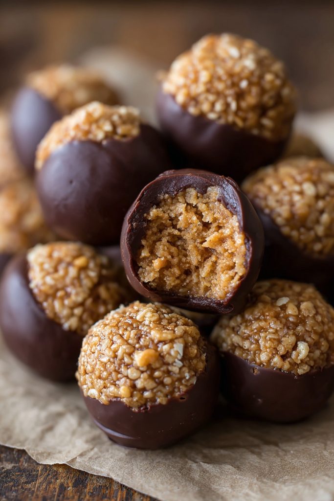 Rice Krispie Peanut Butter Balls Recipe: A Crunchy, Nutty Delight