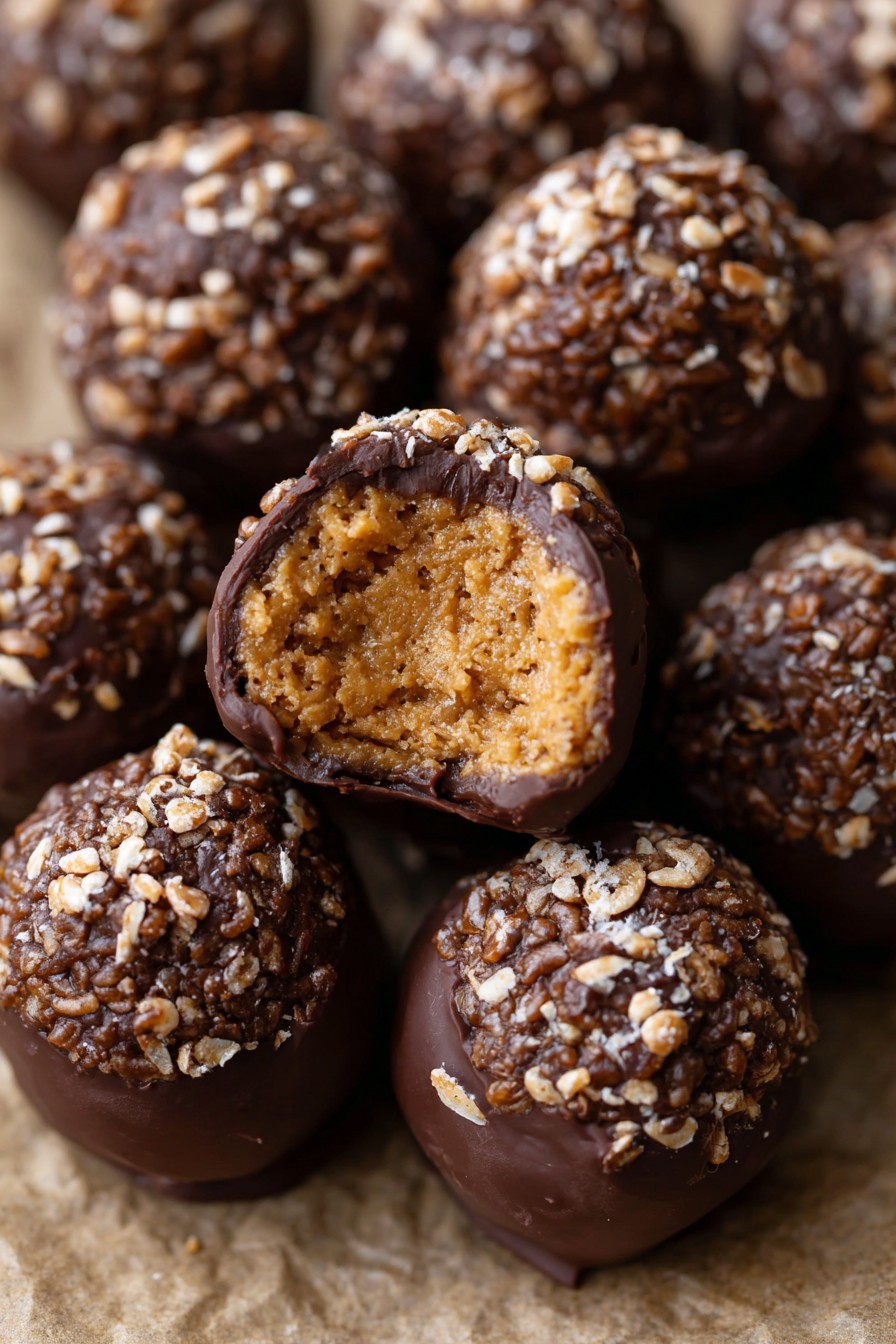 Rice Krispie Peanut Butter Balls Recipe