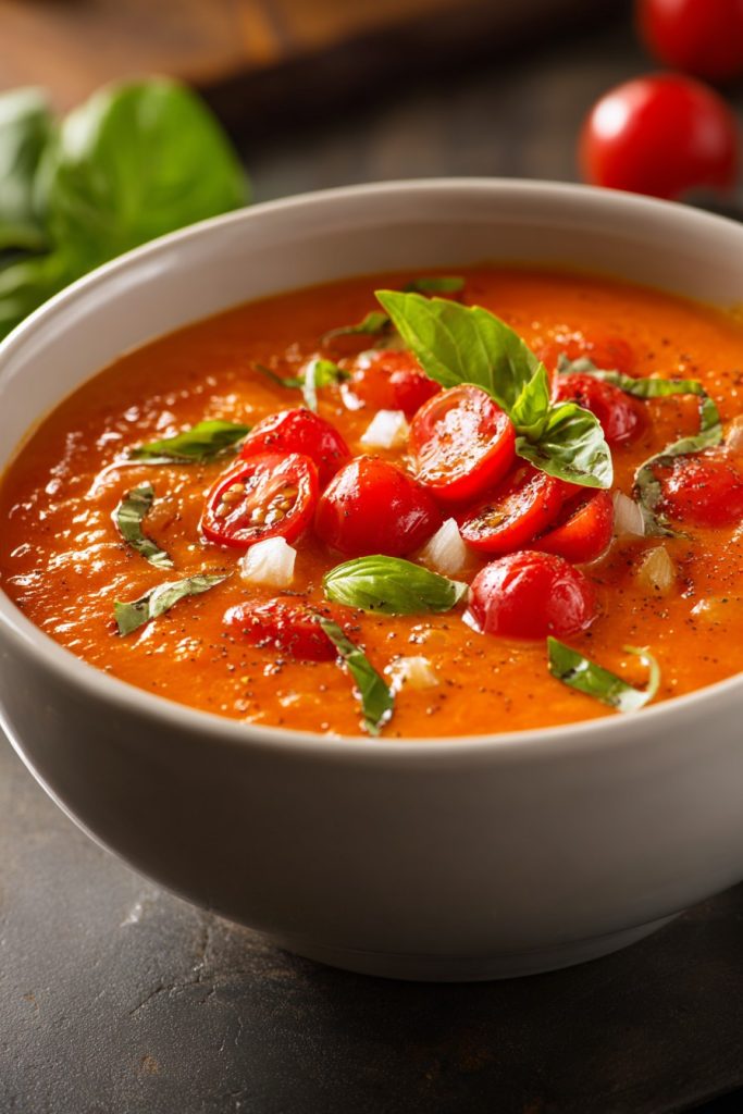 Roasted Garlic Tomato Soup: A Cozy Bowl of Comfort