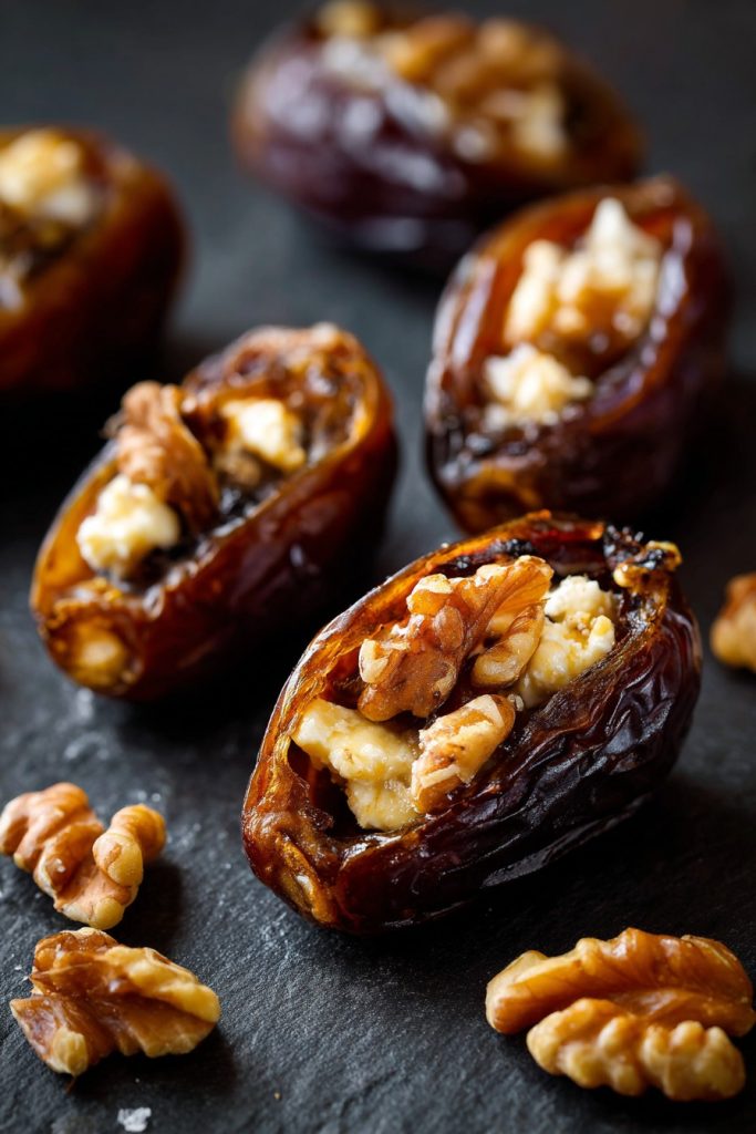 Roasted Stuffed Dates: A Sweet and Savory Delight