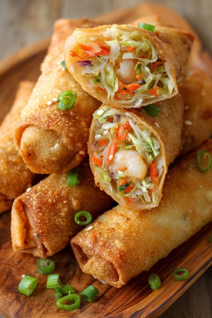 Shrimp Cabbage Egg Rolls: A Crunchy Delight