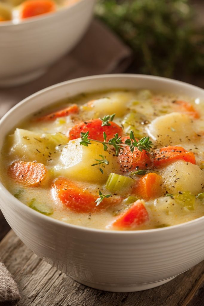 Slow Cooker Creamy Vegetable Soup: A Comforting Bowl of Goodness