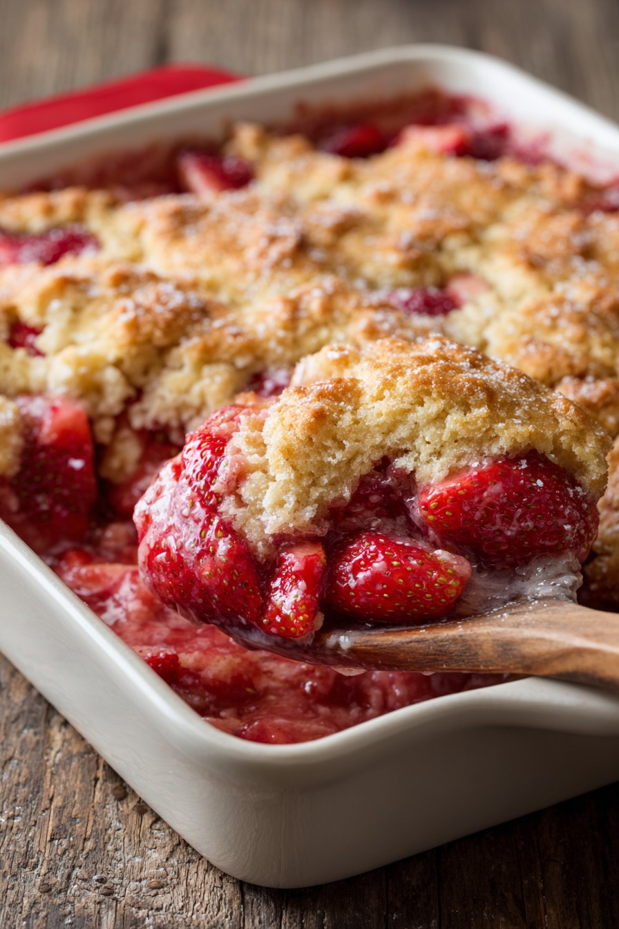 Southern Strawberry Cobbler