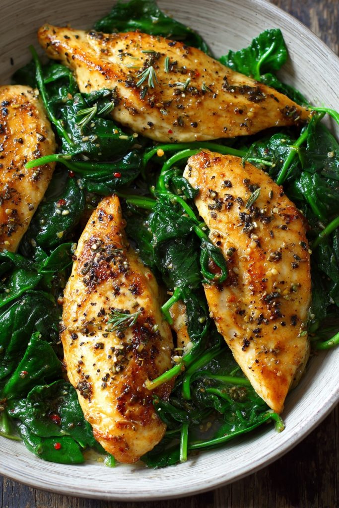 Spinach Chicken Delight: A Healthy Twist on a Classic