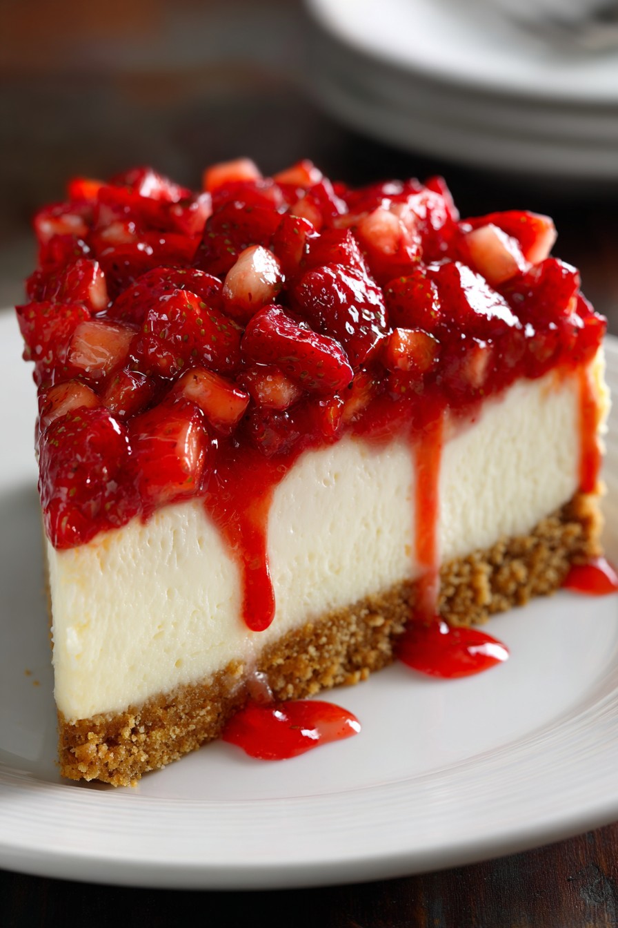 Strawberry Crunch Cheesecake