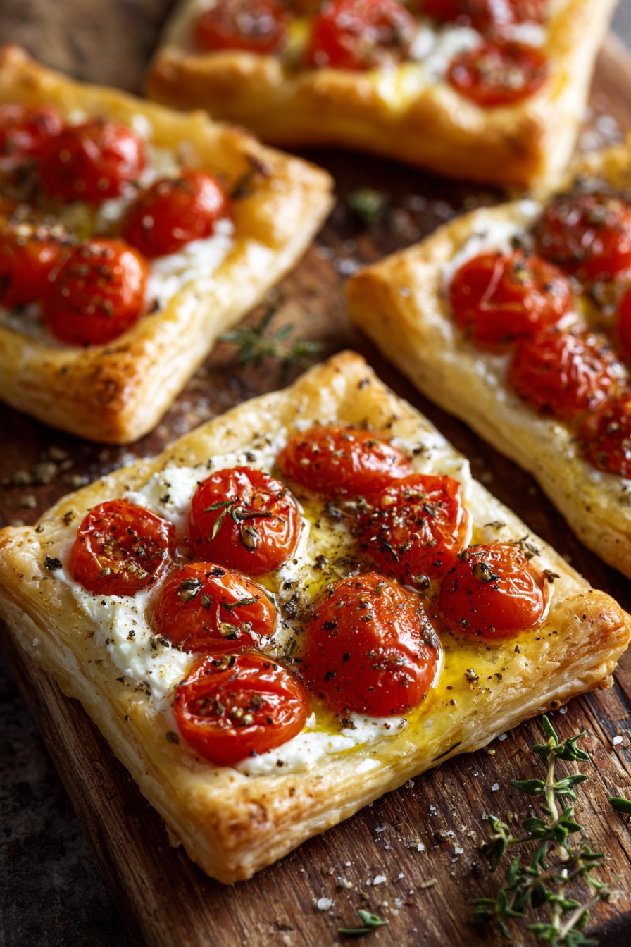 Tomato Boursin Tartlets