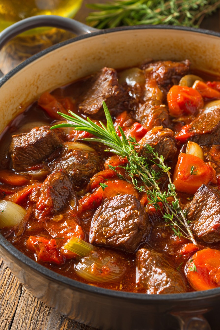 Tuscan Beef Casserole Recipe