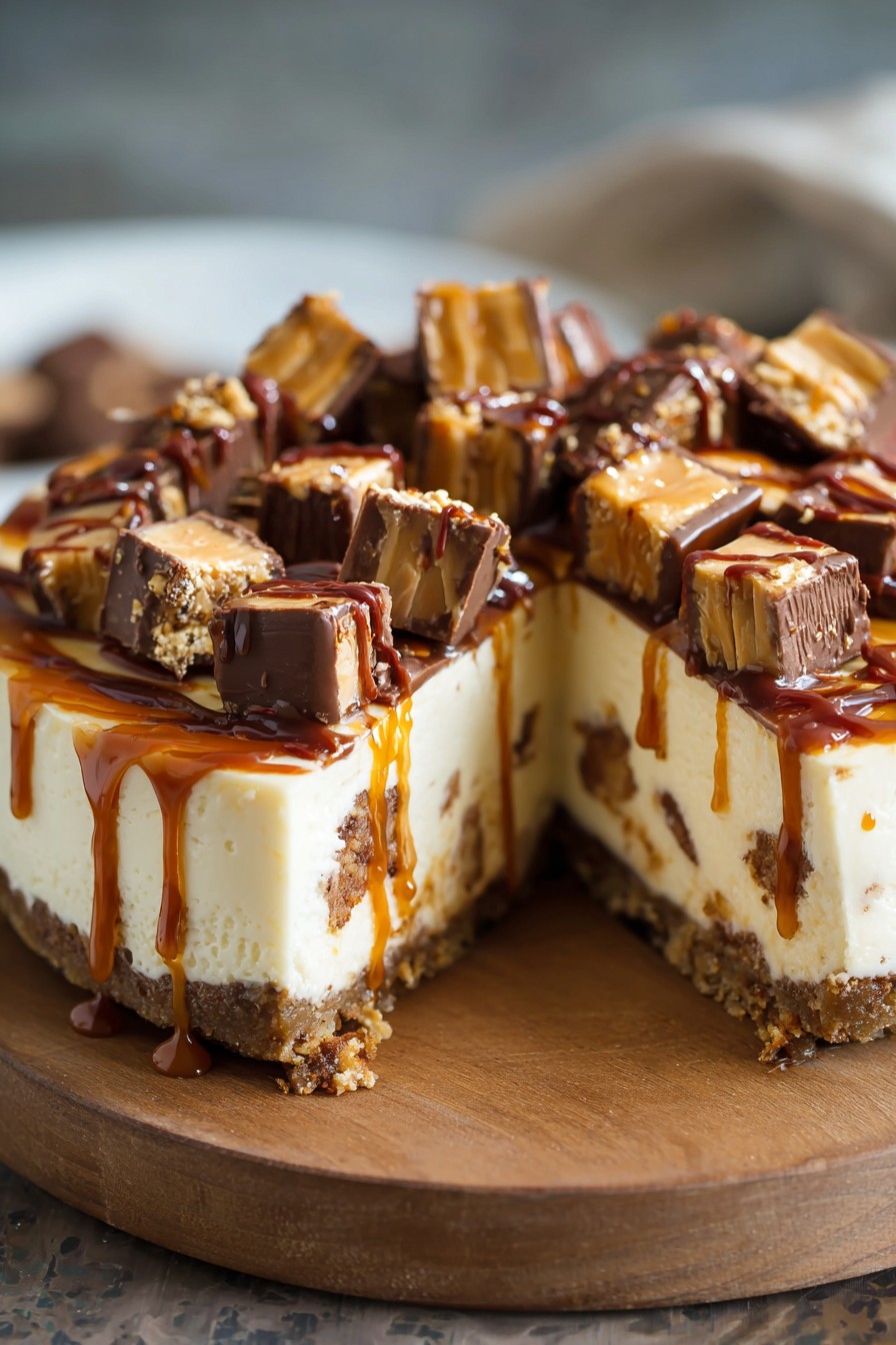 Twix Cheesecake Recipe