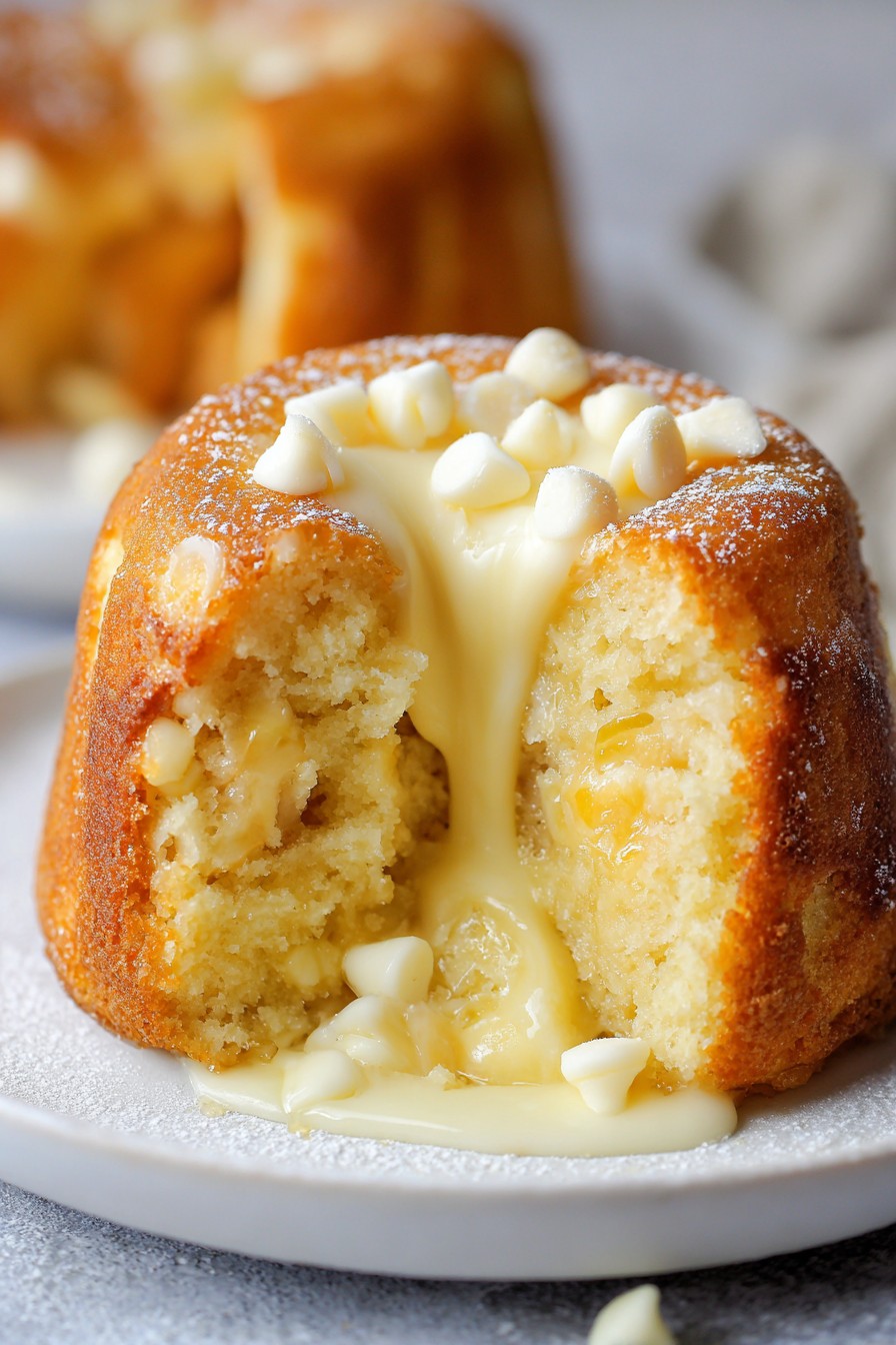 White Chocolate Lava Cake