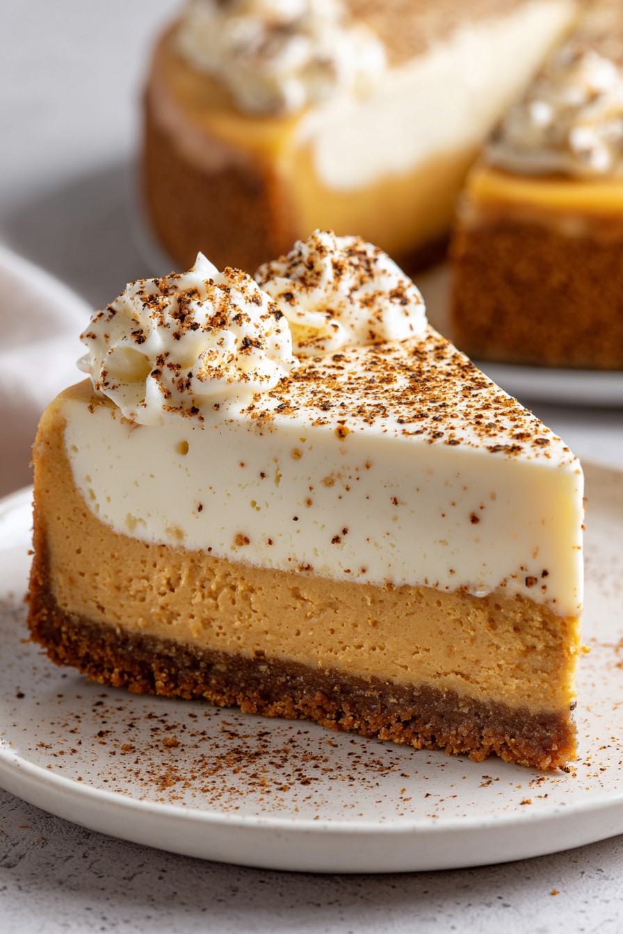 White Chocolate Pumpkin Cheesecake